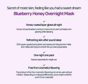 Frudia Blueberry Honey Overnight Mask