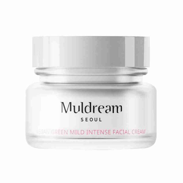 Muldream vegan green mild intense facial cream