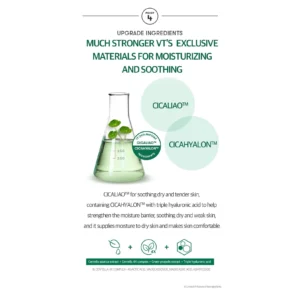VT Cosmetics VT Cica Mild Toner Pad Ingredients