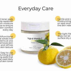 JKosmec Yuja and Vitamin C Hydrating Toner Pads
