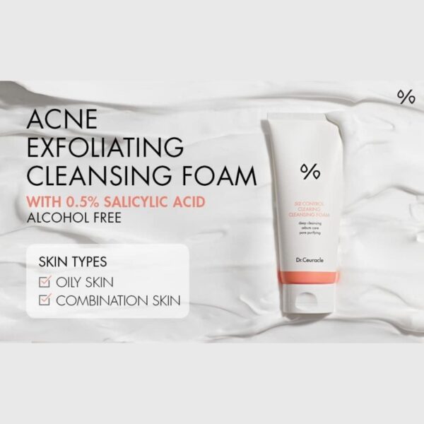 Dr. Ceuracle 5 Alpha Control Clearing Cleansing Foam 200ml - Image 4