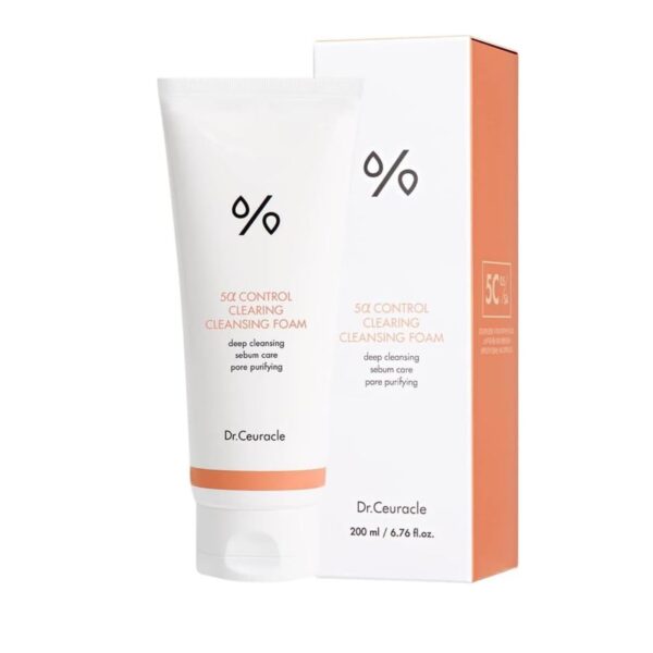 Dr. Ceuracle 5 Alpha Control Clearing Cleansing Foam 200ml - Image 2