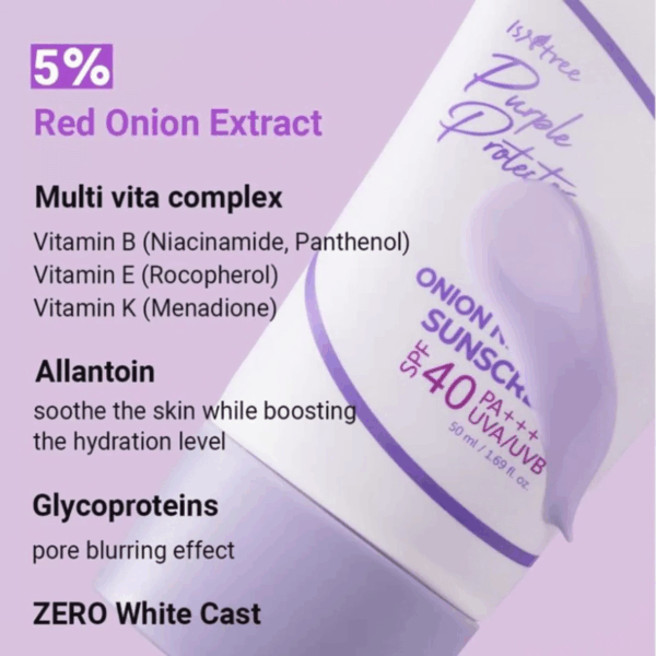 Isntree Onion Newpair Sunscreen 50ml - Image 5